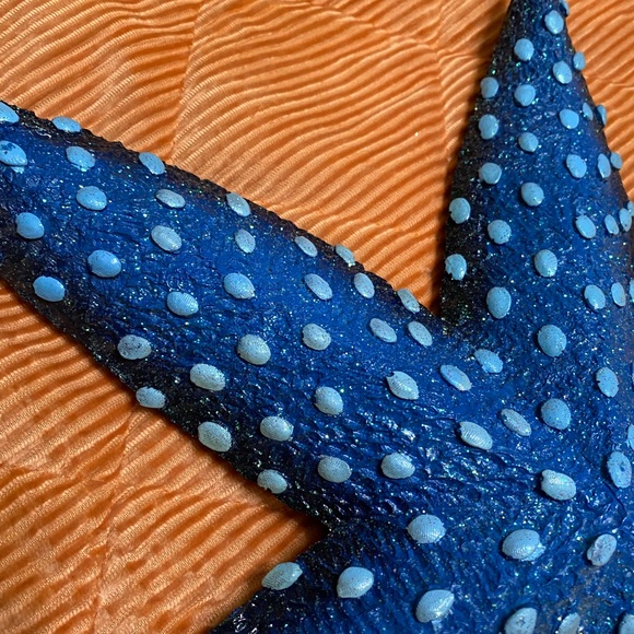 ‼️SOLD‼️Seaside Decor Blue Starfish Giant - Picture 3 of 8